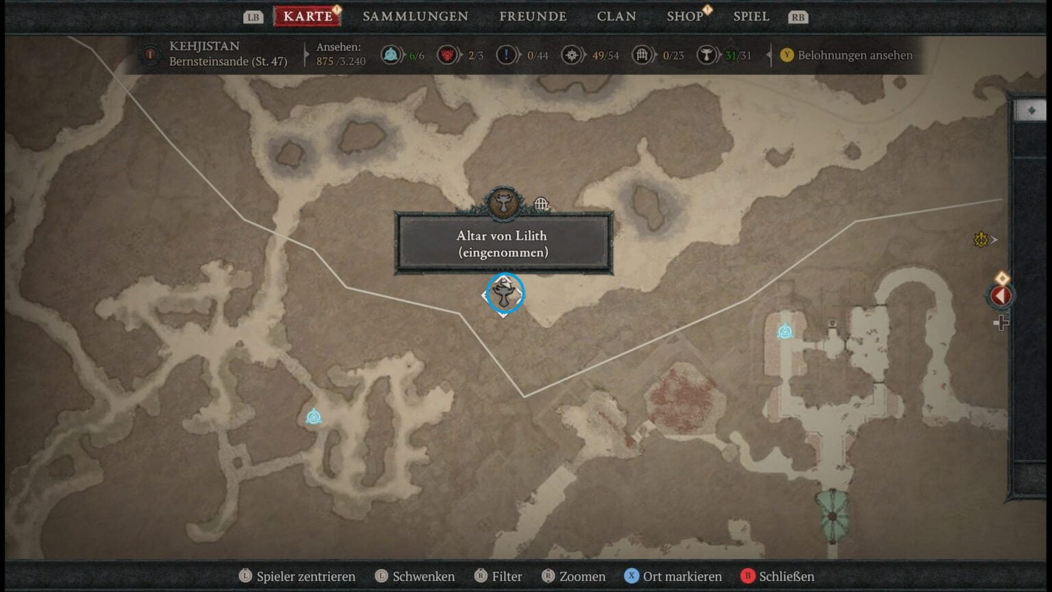 Diablo 4 Altar Von Lilith In Kehjistan Alle Fundorte Mit Map S4G