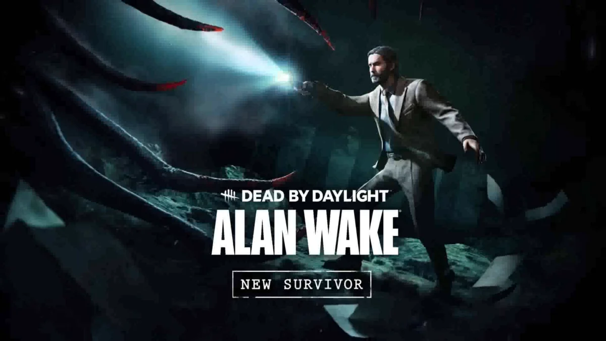 Alan Wake nutzt seine Taschenlampe gegen ein Tentakelwesen.