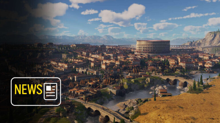 Panoramablick auf eine römische Metropole mit Kolosseum und Aquädukten – Stadtausbau in Anno 117: Pax Romana nach Patch 1.3.2
