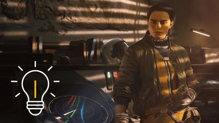 ARC Raiders: Celeste lehnt in ihrer Radarstation vor einer Karte, stimmungsvolles Header-Bild zur Questreihe „Celestes Tagebücher“.