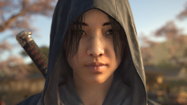 DIe Kämpferin Naoe aus Assassin's Creed Shadows.