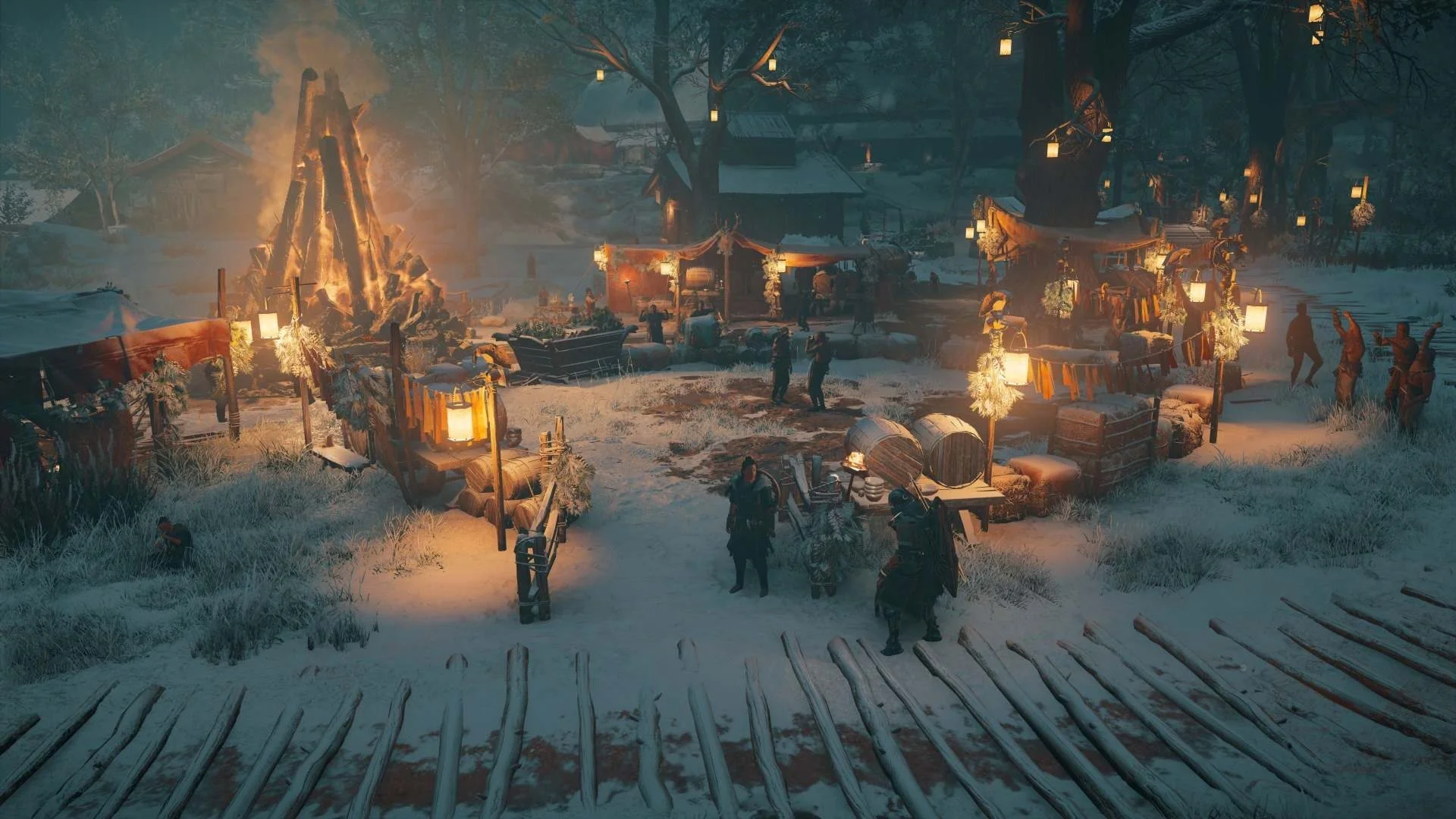 Das Julfest in Assassin's Creed Valhalla.