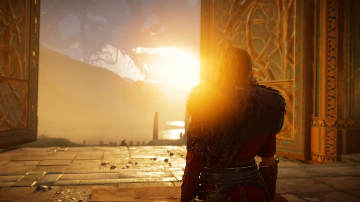 Die mythische Götterwelt Asgard in Assassin's Creed Valhalla. 