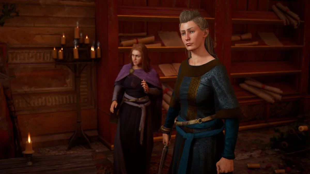 Lady Estrid, die Frau des Aldermanns von Colencaester in Assassin's Creed Valhalla.