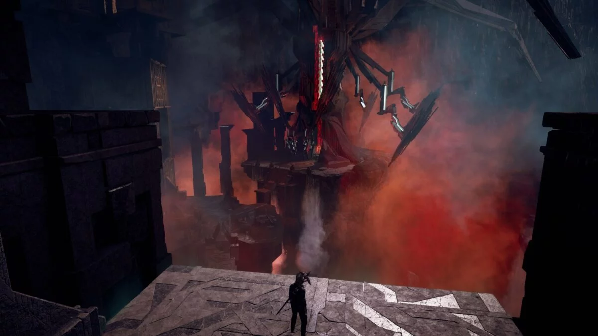Wissenschaftlerin Layla fährt Assassin's Creed Valhalla in eine Höhle in Nordvege hinab.
