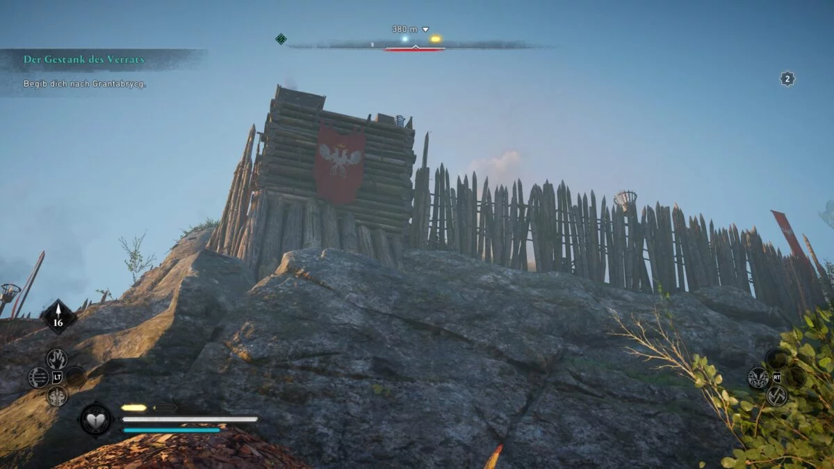 Die Wachtürme von Hraefnaburh in Assassin's Creed Valhalla.