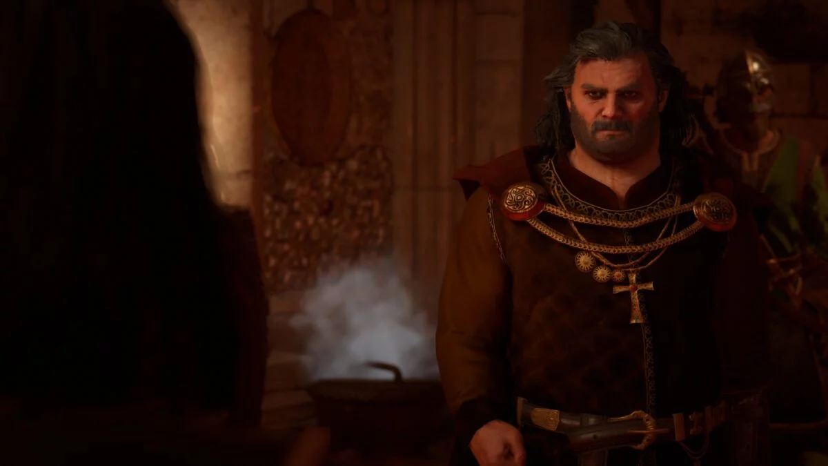 Britonnen-König Rhodri will in Assassin's Creed Valhalla Ivar Ragnarssons Kopf.