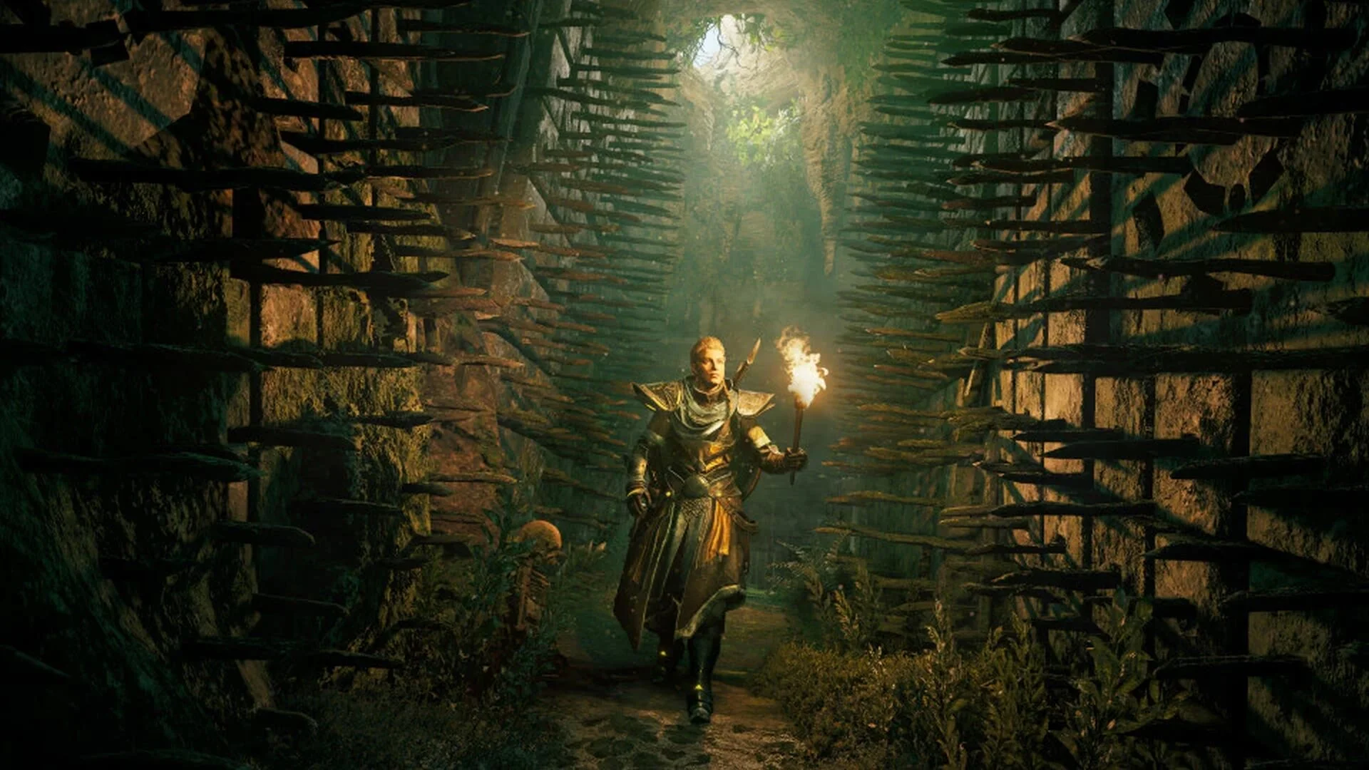 Im kostenlosen Update zu Assassin's Creed Valhalla  "Gräber der Gefallenen" löst ihr Umgebungsrätsel in gefährlichen Katakomben.