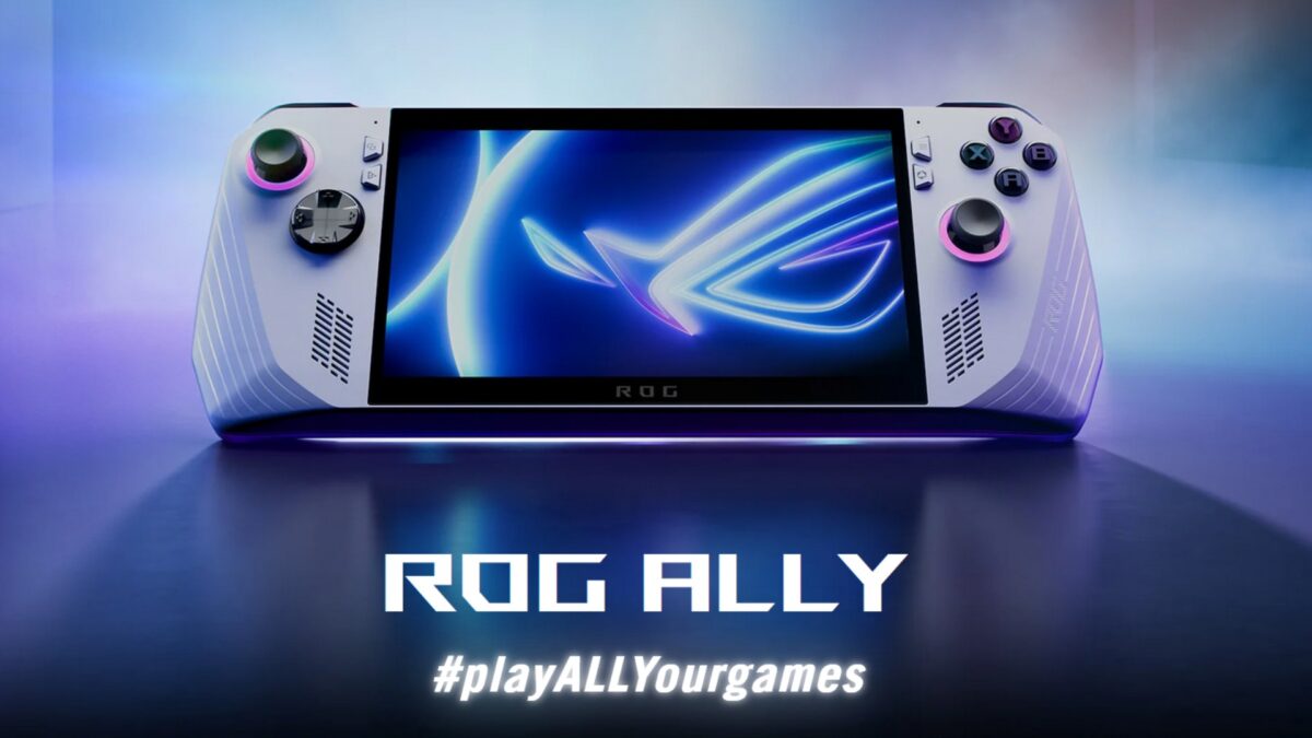Der Asus ROG Ally von vorne.