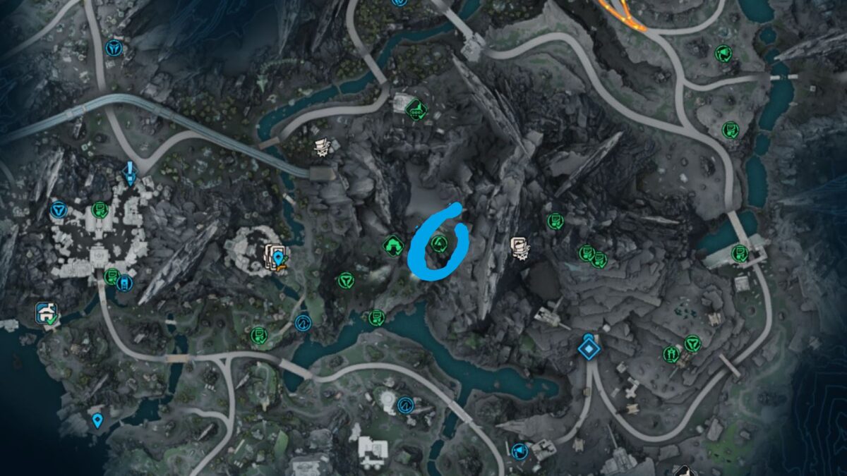 Eine Karte von der Terminus-Weite in Borderlands 4.