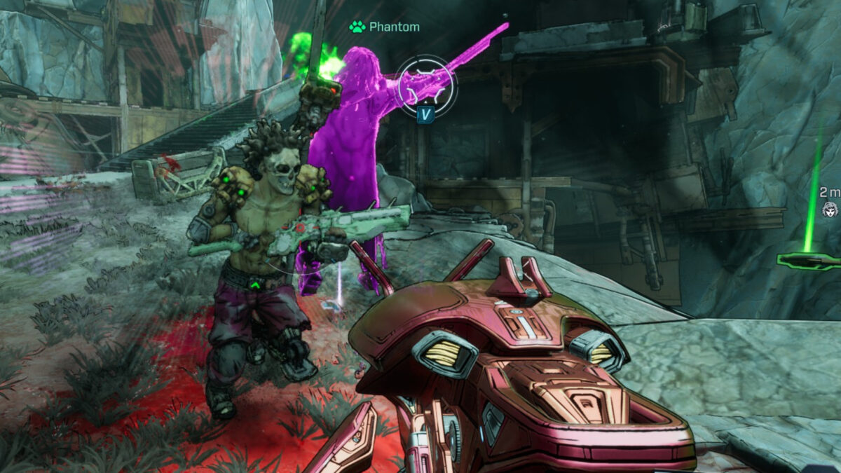 A Psycho with a Bones-Mask and a Weapon.