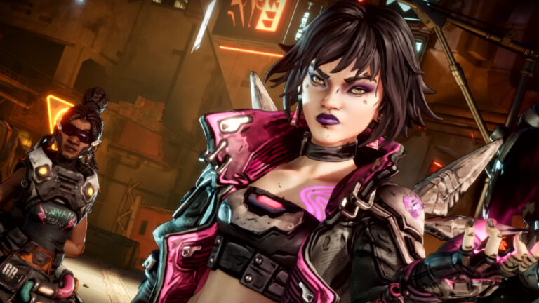 Eine Kammerjägerin aus Borderlands 4.