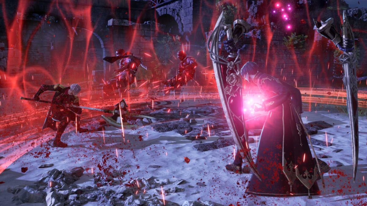 Ein Mann mit Kräften in einem Kampf.