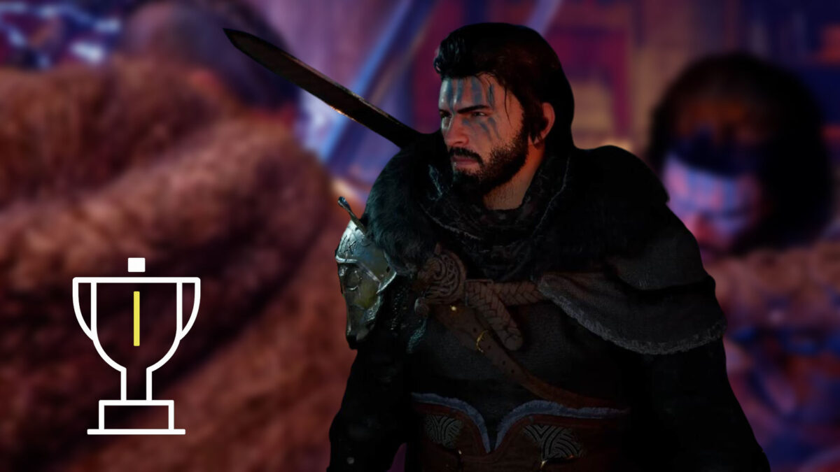 Kliff von Crimson Desert vor einem unscharfen Hintergrund.