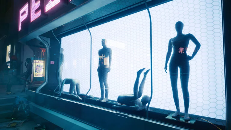 Mannequins in Cyberpunk 2077