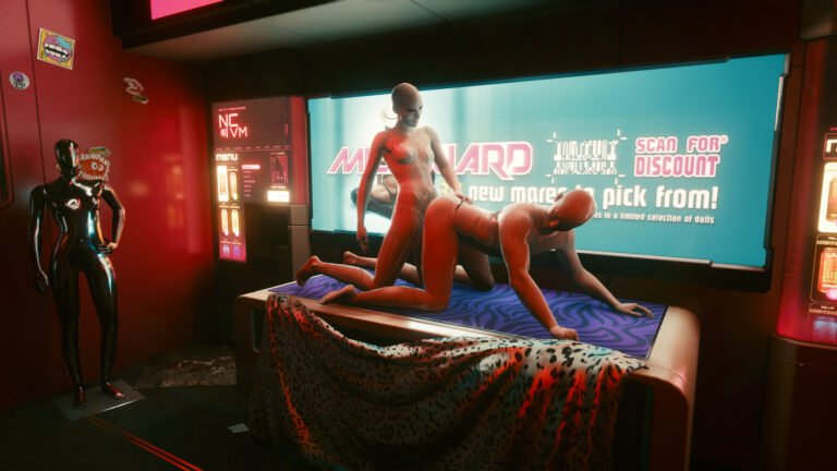 Mannequins performing doggy in Cyberpunk 2077