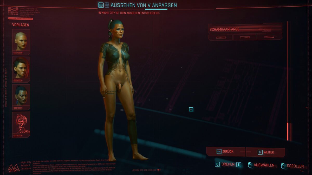 Cyberpunk nackt