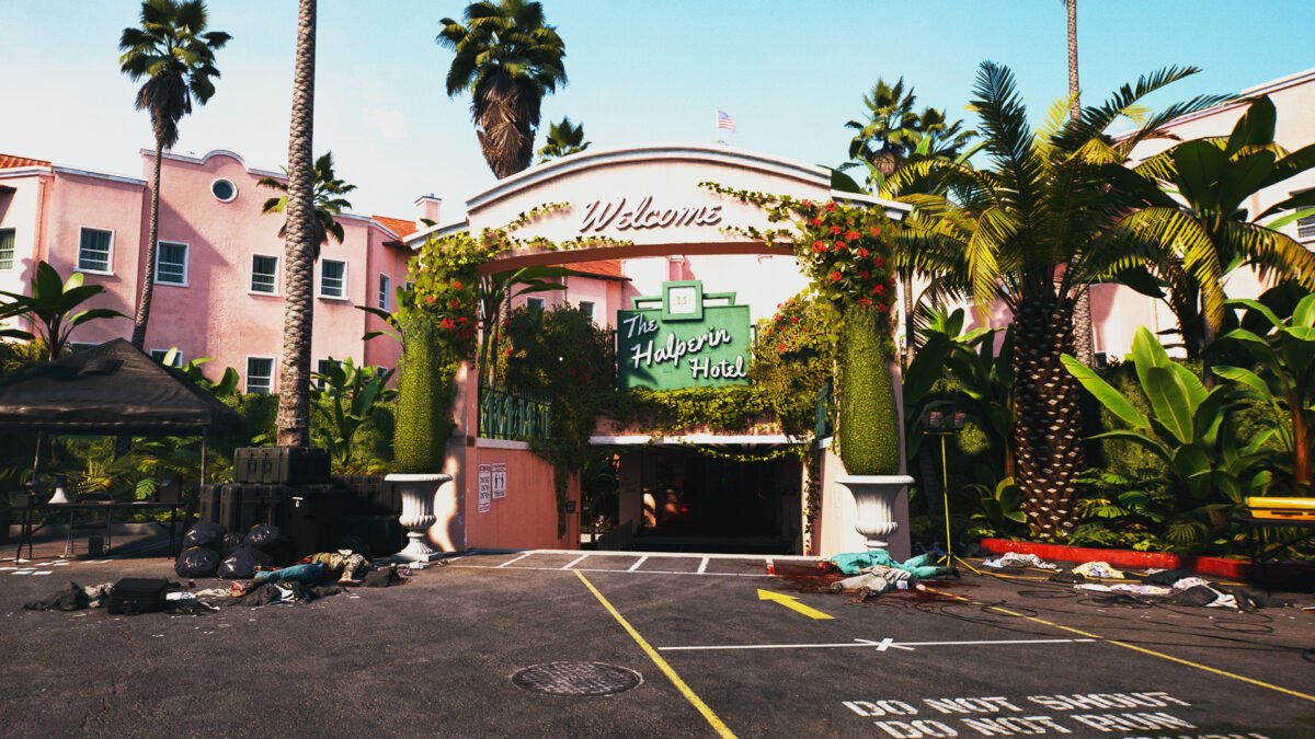 Das Halperin Hotel aus Dead Island 2 als Titelbild für unseren Tipps-Guide.