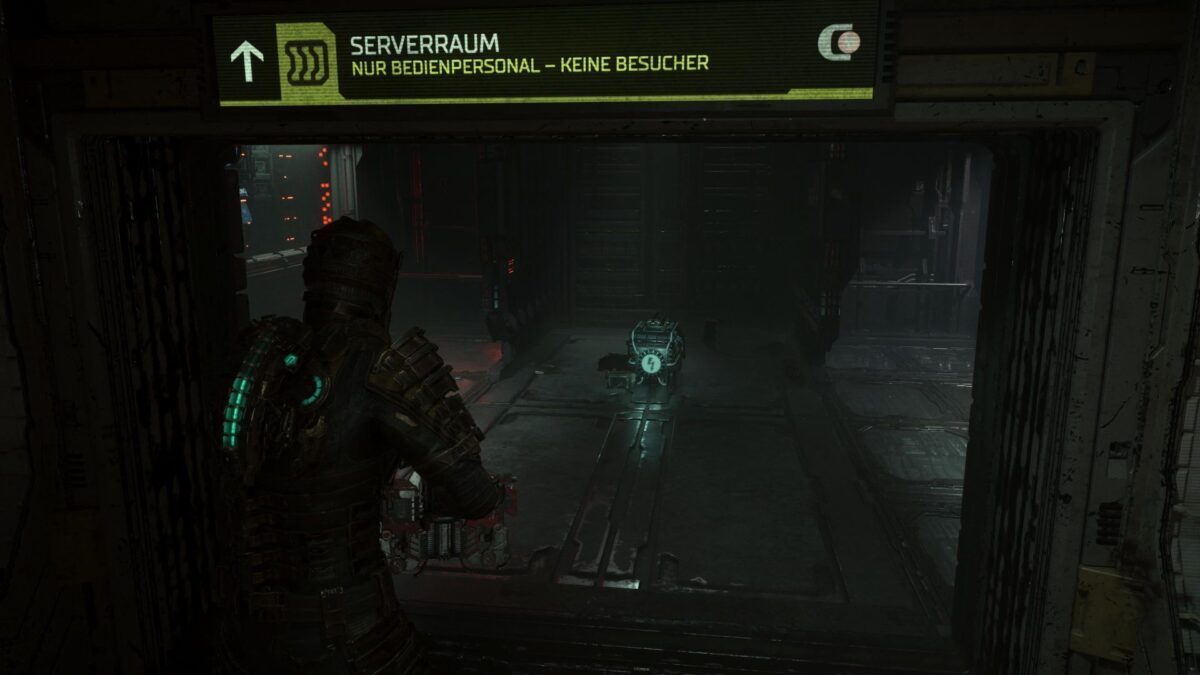 Im Serverraum der Wohnquartiere auf Aegis VII in Dead Space liegt eine Energiezelle. 