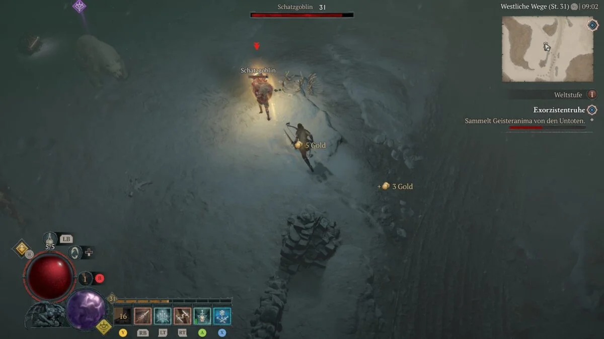 Schatzgoblins findet ihr überall in der Spielwelt. Meist zwischen größeren Monsteransammlung, damit sie besser fliehen können.