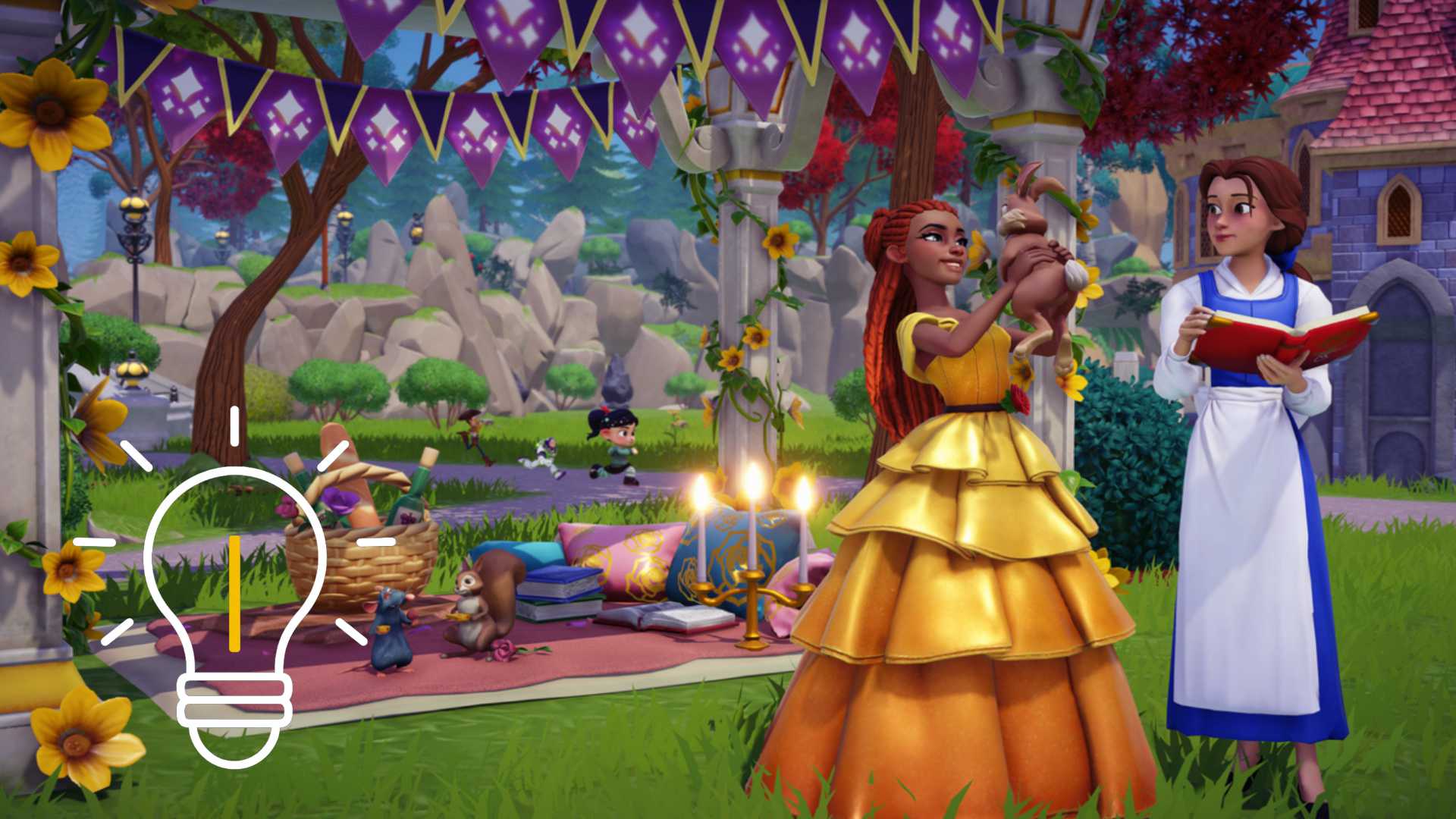 Two characters from Disney Dreamlight Valley.