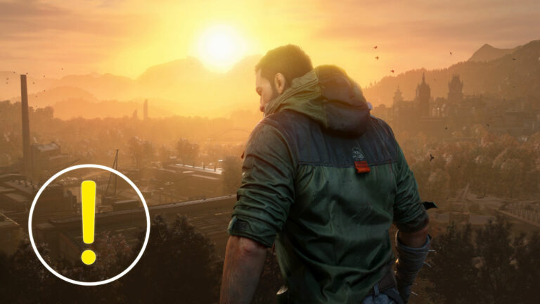 Ein Mann steht vor einem Sonnenuntergang und blickt in die Ferne.