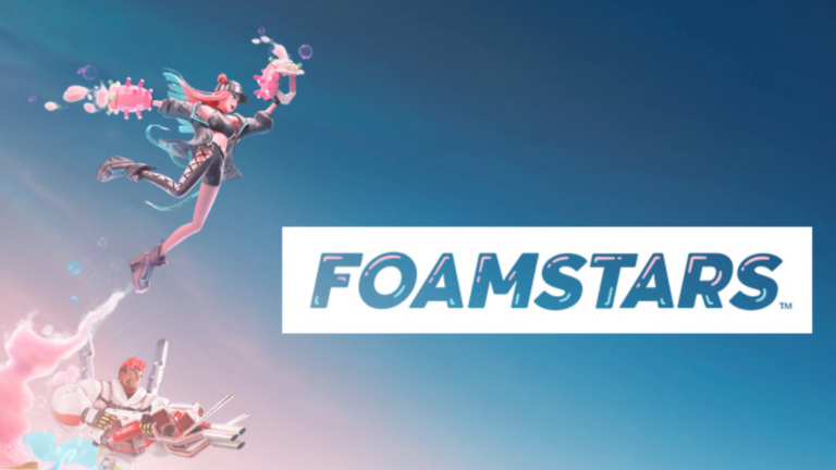 Foamstars: Zwei Champions und das Foamstars-Logo