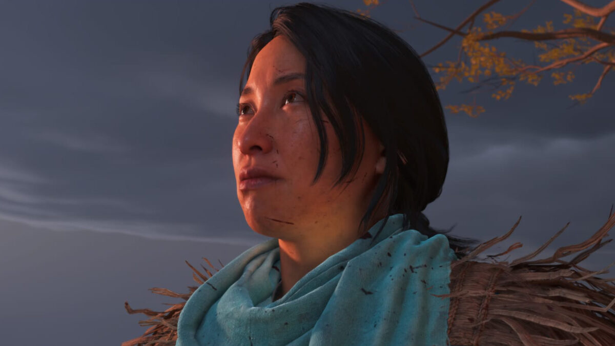 Atsu looks up with teary, glimmering eyes.