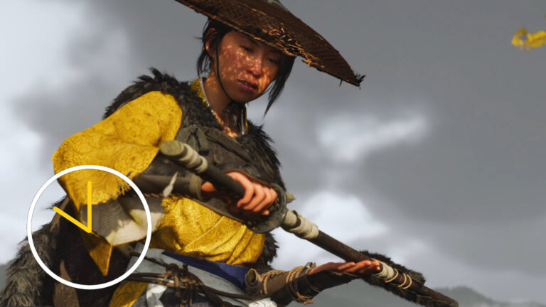 A warrior woman holding a katana.