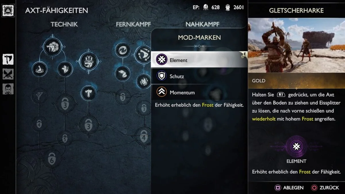 MOD-Marken helfen euch, eure bevorzugten Skills noch weiter zu verbessern.