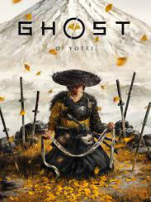 The cover image of Ghost of Yotei shows a samurai kneeling on a hill, surrounded by swords thrust into the ground.The cover image of Ghost of Yotei shows a samurai kneeling on a hill, surrounded by swords thrust into the ground.
