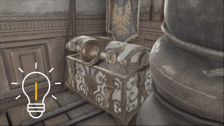 The eye chests in Hogwarts Legacy can only be opened with a specific spell.