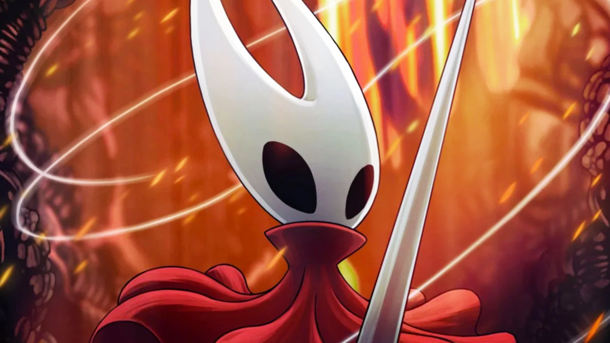 Der Protagonist aus Hollow Knight Silksong.