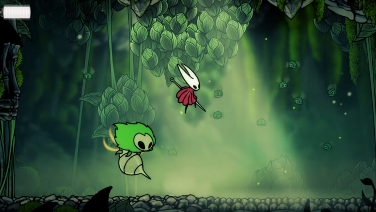 The Moss Mother starts to fight an slide over the ground.