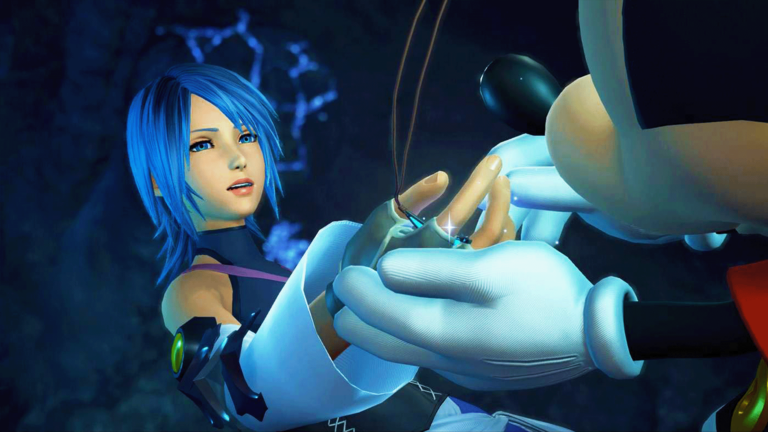 Zwei Charaktere aus der Kingdom Hearts Saga die bald auf Steam verfügbar wird.