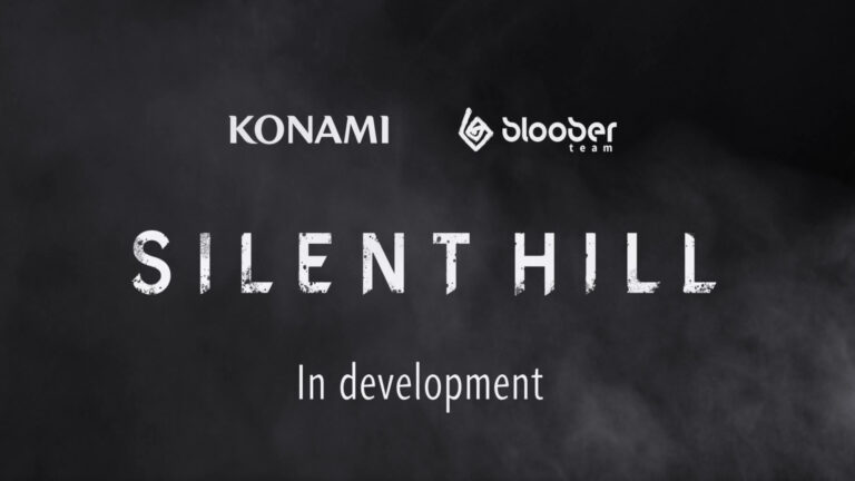 Einblendung von Silent Hill, darunter die Wörter "in development"
