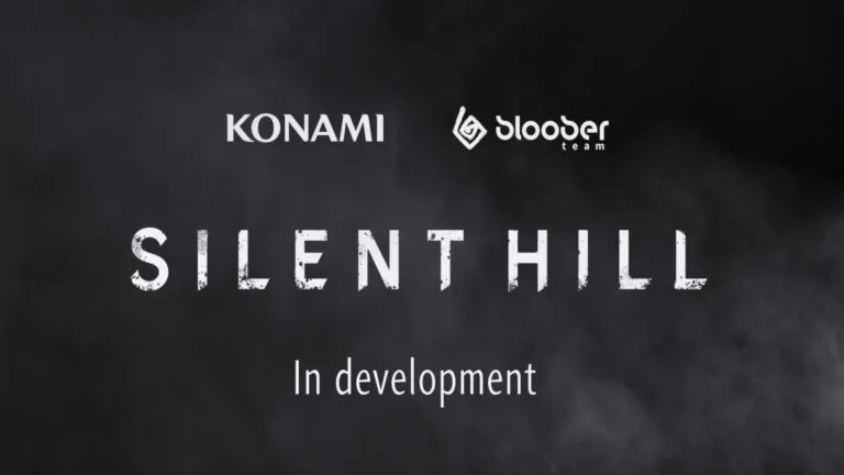 Einblendung von Silent Hill, darunter die Wörter "in development"