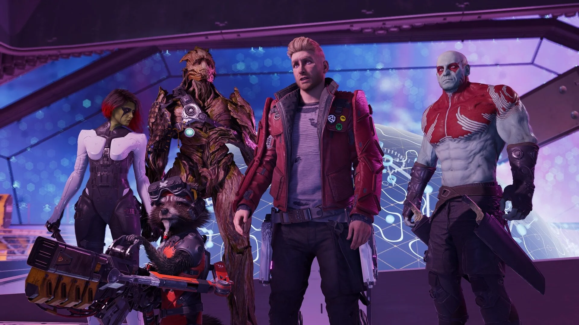 Die Superhelden-Gruppe Guardians of the Galaxy.