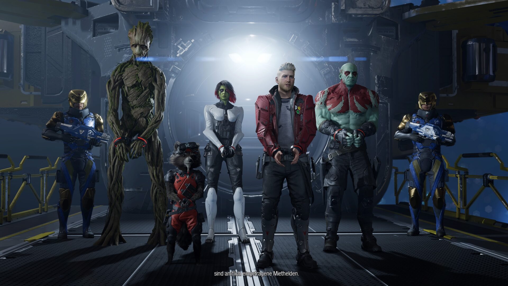 Die Superhelden-Gruppe Guardians of the Galaxy wird vom Nova Corps gefangen genommen.