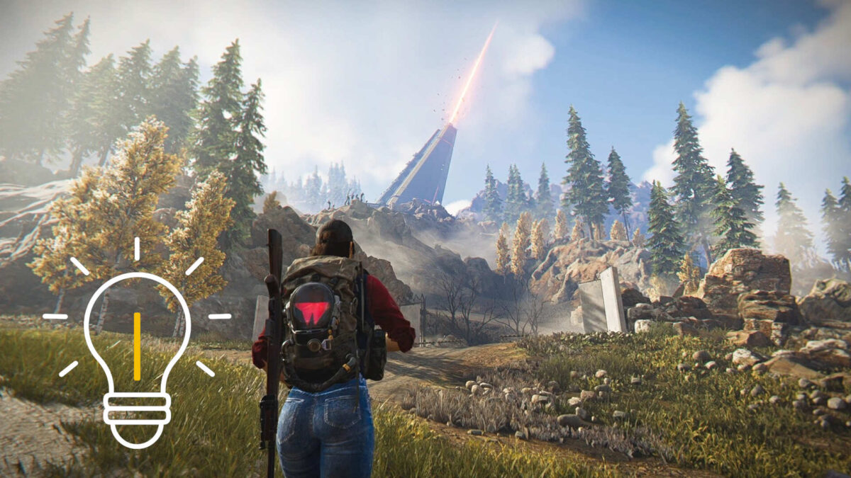 Die wunderschöne Umgebung von Once Human. Event