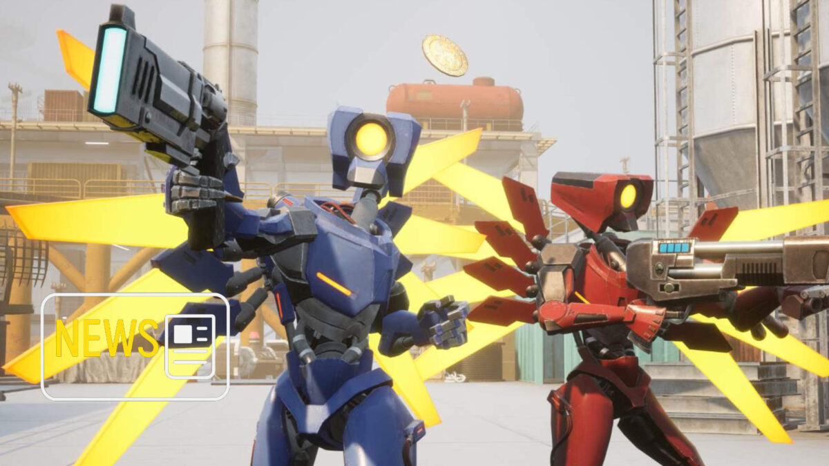 Zwei Roboter aus dem Spiel Ultrakill.