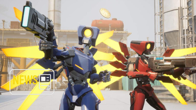 Zwei Roboter aus dem Spiel Ultrakill.