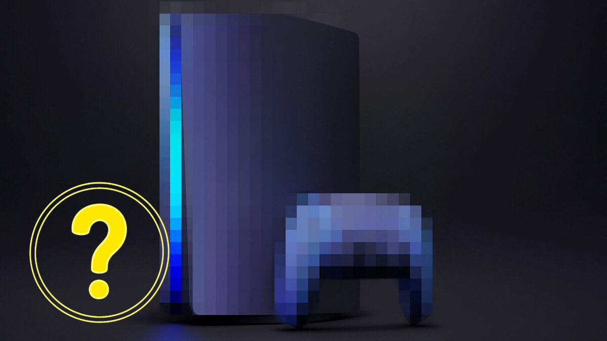 A concept image of a pixelated game console and controller.