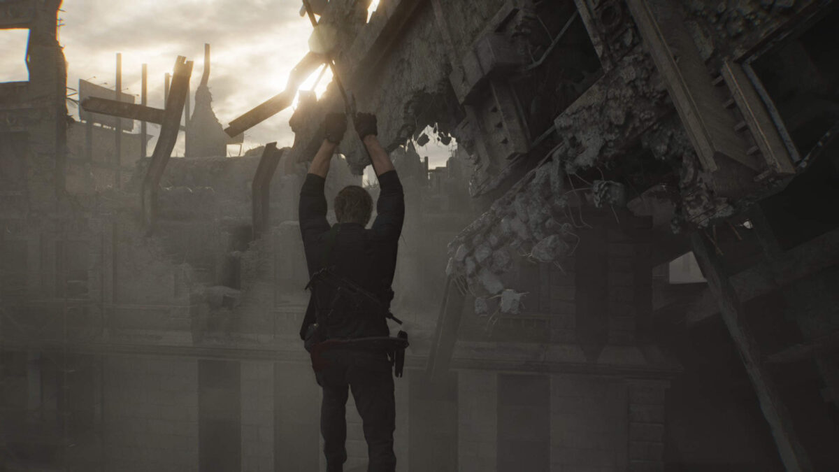 Leon an einer Seilbahn.