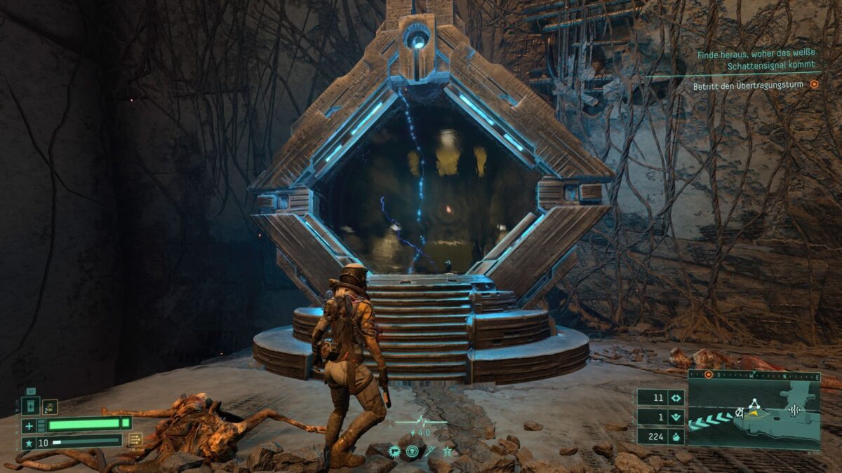 A portal in the PS5 game Returnal.