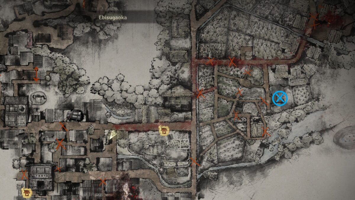 A map of Silent Hill f.