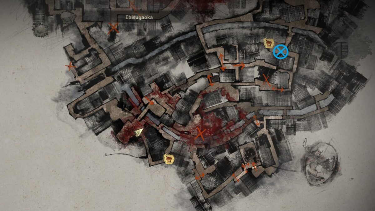 a map of silent hill f