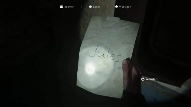 Das Artefakt U-Bahn-Notiz in The Last of Us 2.