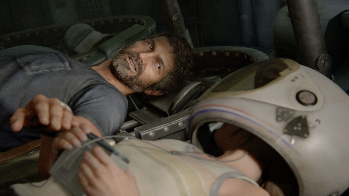 Joel und Ellie liegen in The Last of Us Part 2 in einer Raumkapsel des Museums.