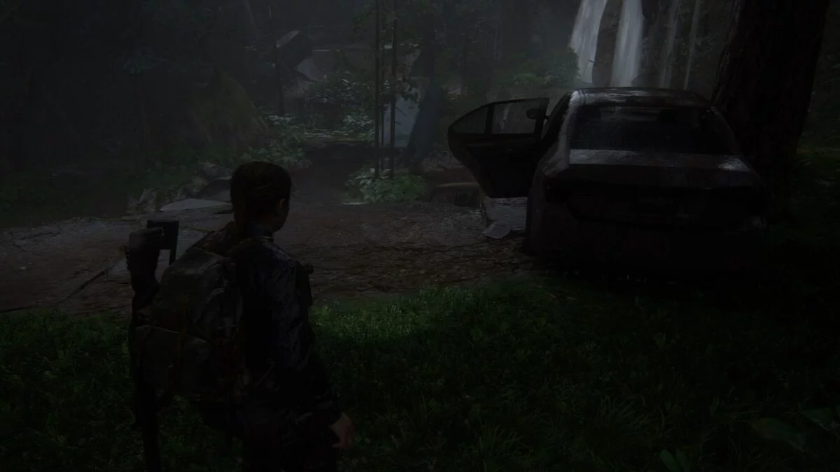 Abby findet in The Last of Us 2 die Münze "North Carolina" neben einem Autowrack.